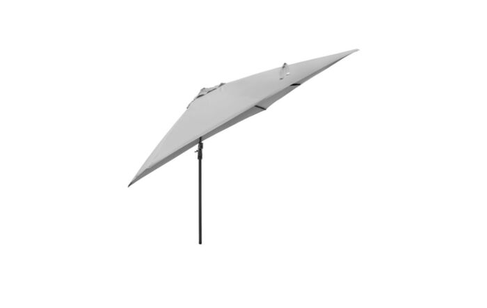 Platinum Challenger T2 3mt Square Luna Grey Free Arm Parasol & 90kg Wheeled Granite Base