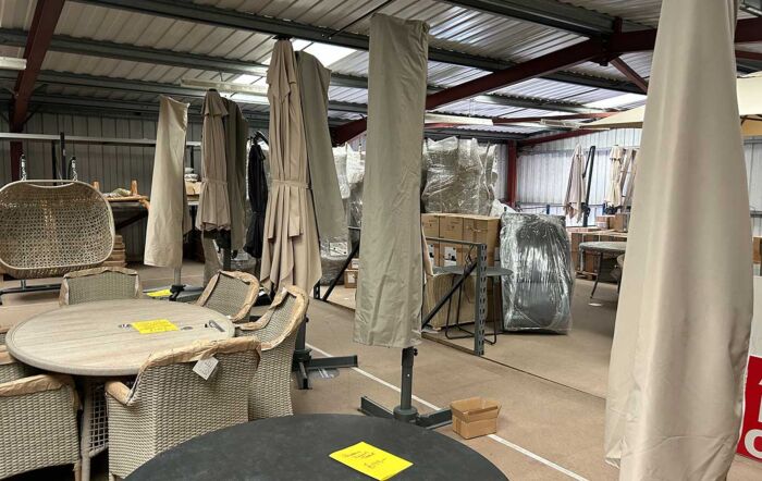 Clearance Cantilever Parasols - Wakefield Showroom