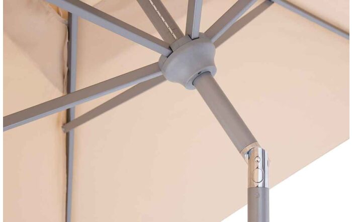 Maze Rectangular Table Parasol 3m x 2m - Beige