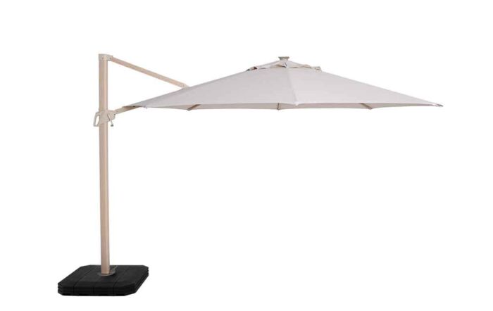 Maze Zeus 3.5m Round Cantilever Parasol with LED lights