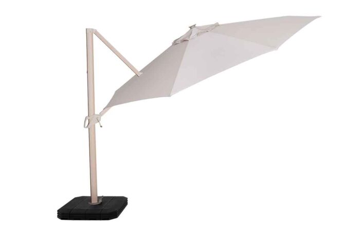 Maze Zeus 3.5m Round Cantilever Parasol with LED lights