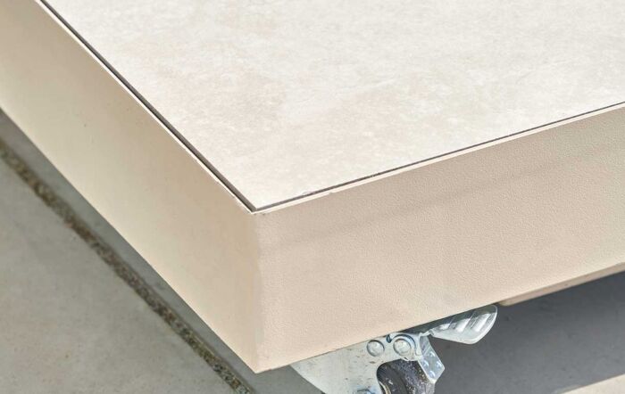 Platinum Ceramica 90kg Wheeled Parasol Base - Sandstone