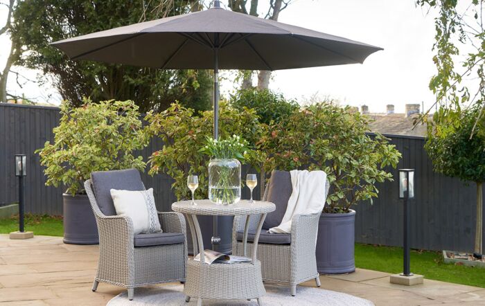 Platinum Riva Premium 3m Round Manhattan Parasol