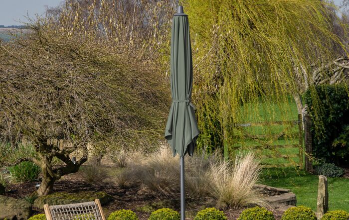 Platinum 2.5m Round Parasol - Olive