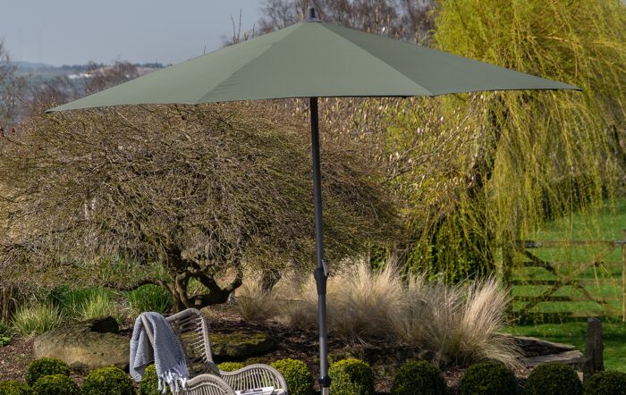 Platinum Riva 3.5m Round Parasol - Olive