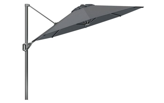 Platinum Voyager T1 3m Round Anthracite Parasol - Includes 90kg Granite Base
