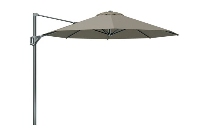 Platinum Voyager T1 3m Round Taupe Parasol - Includes 90kg Granite Base