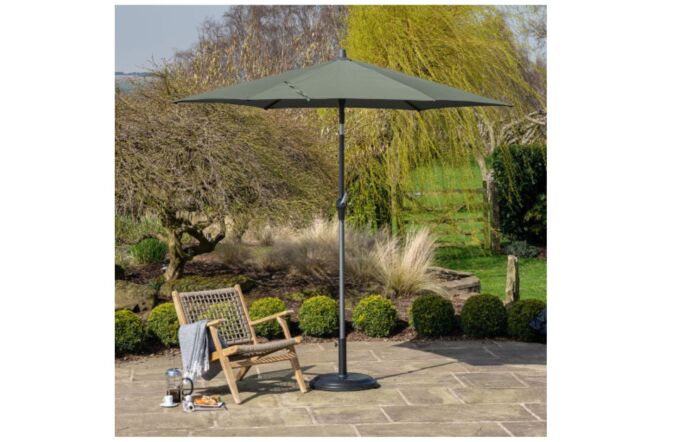 Platinum 2.5m Round Parasol - Olive