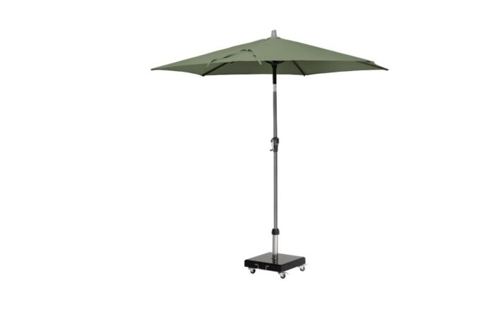Platinum Riva Olive 2.5mt Parasol & 40kg Wheeled Base
