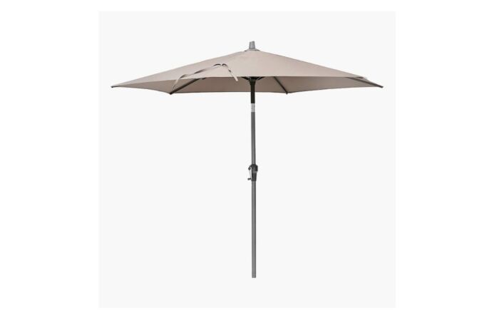 Platinum Riva Round 2.5 Taupe Parasol with 25kg Parasol Base