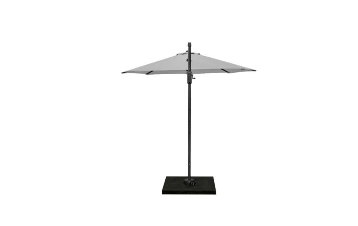 Platinum Voyager T1 3m Round Luna Grey Free Arm Parasol With 90kg Wheeled Base
