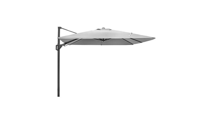 Platinum Voyager T2 2.7mt Free Arm Tilting Parasol Grey with Wheeled Base