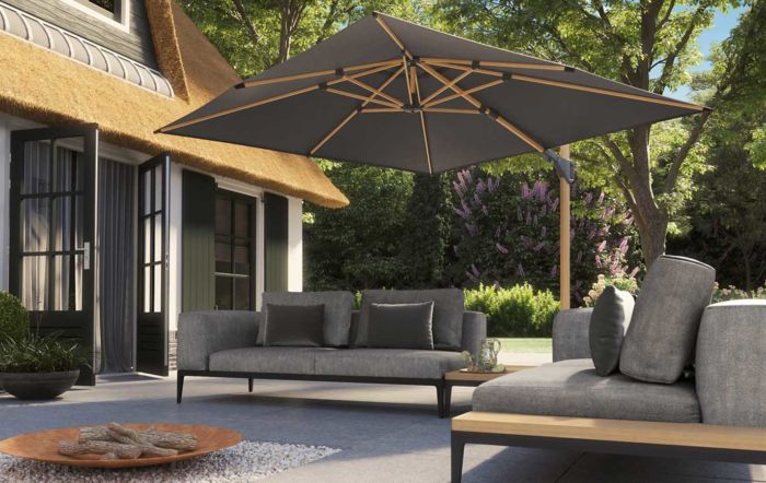 How to Choose the Best Position for a Garden Parasol
